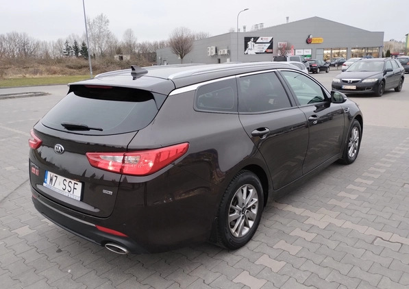 Kia Optima cena 49000 przebieg: 254000, rok produkcji 2017 z Siedlce małe 79